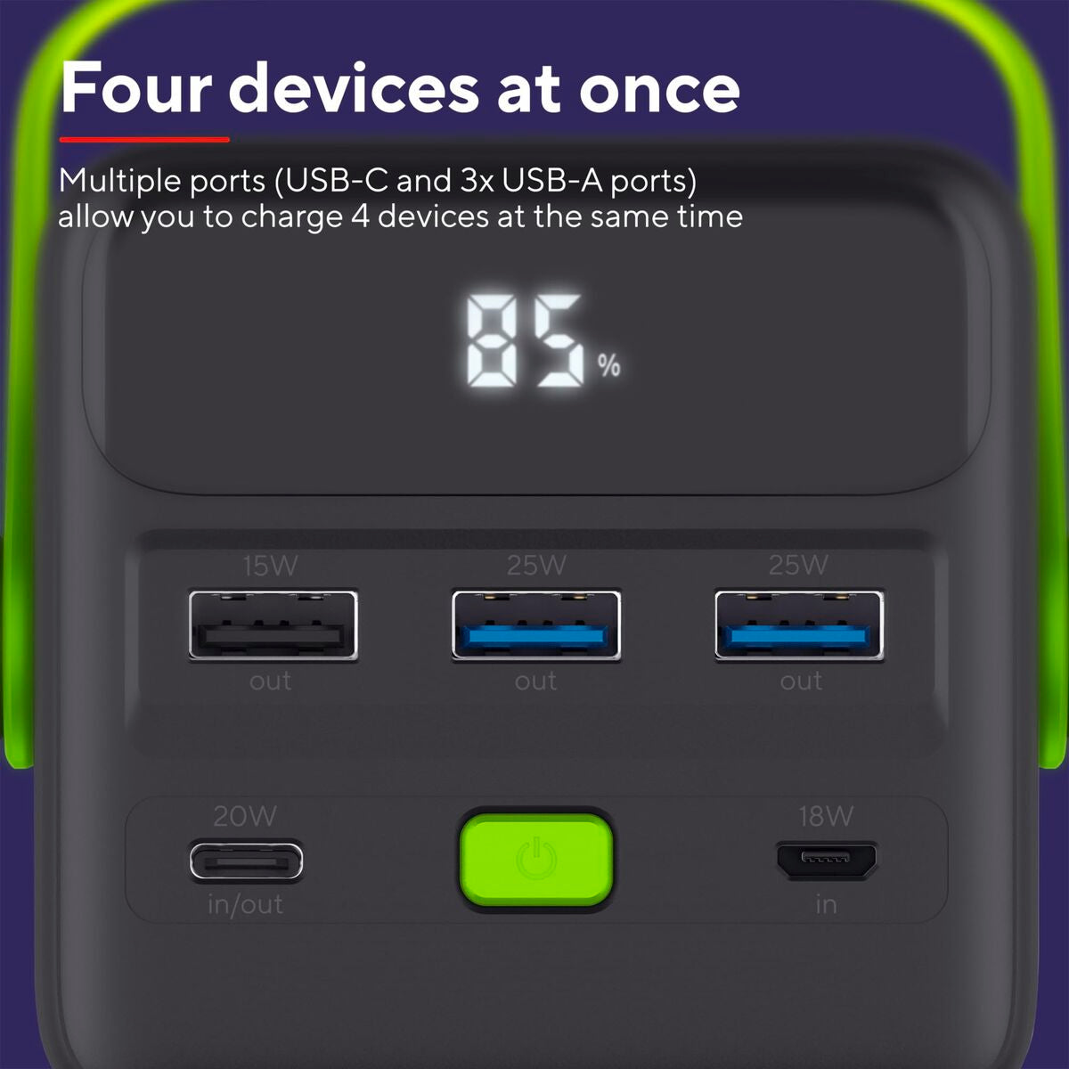 Powerbank Trust Redoh XXL Black